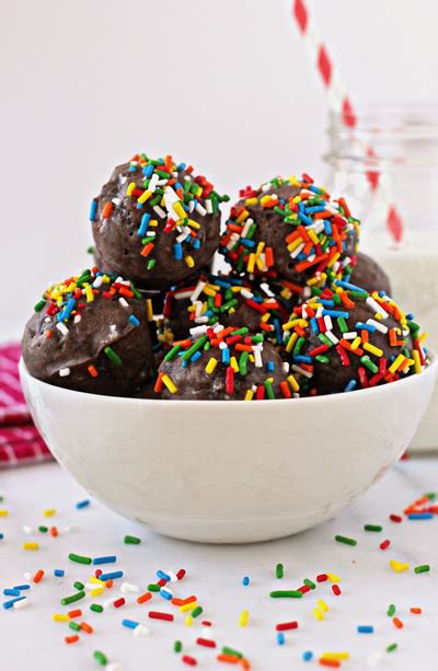 Baked Chocolate Cake Donut Holes - Cook Nourish Bliss