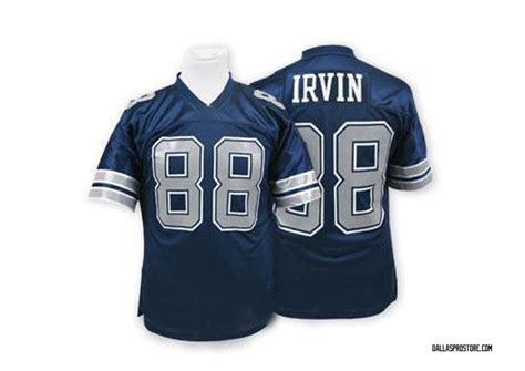 Navy Blue Men's Michael Irvin Dallas Cowboys Authentic Mitchell And ...