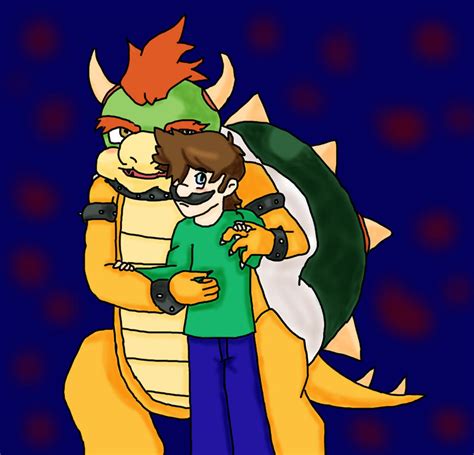 Bowser and Luigi Hug! by FF0 on DeviantArt