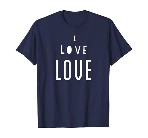 Amazon.com: I Love Love T-Shirt: Clothing | Love t shirt, Running ...