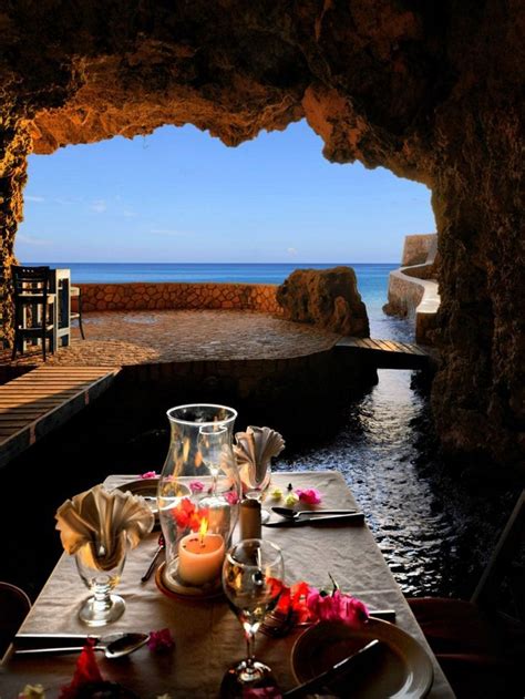 The Caves Hotel, Jamaica. “The Caves” sits above Negril’s limestone ...