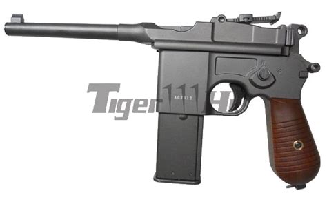 Tercel Mauser C96 Metal GBB Pistol (M712) Airsoft Tiger111HK Area