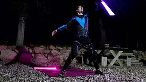 Ninja Training with a Lightsaber - YouTube