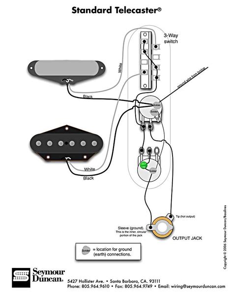 Original Fender Telecaster Wiring Diagrams