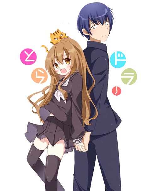 [Toradora] Taiga and Ryuuji Render by dracumarcy567 on DeviantArt