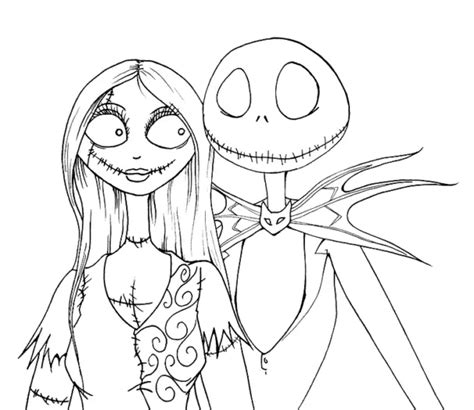 9 Iconic Jack Skellington Coloring Page from Nightmare Before Christmas ...