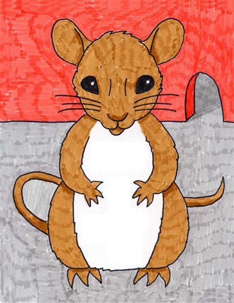 How to Draw a Mouse · Art Projects for Kids