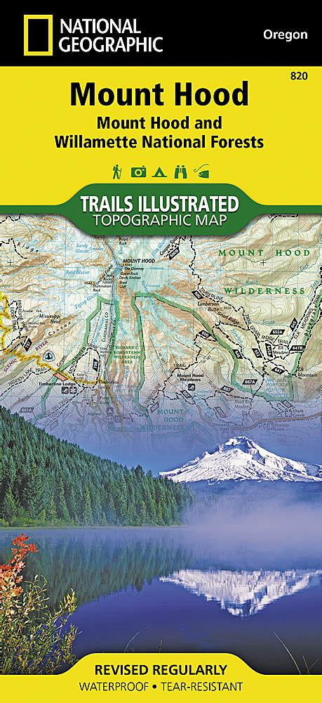 Mount Hood and Willamette National Forests National Geographic Trails ...