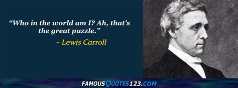 Lewis Carroll Quotes on Motivation, Attitude, Perception and Personality