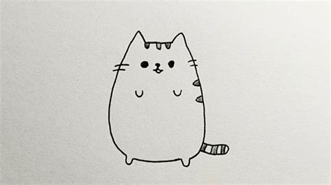 Cute Fat Cat Drawing