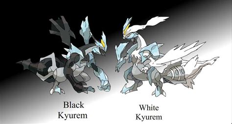 Pokemon: Black Kyurem and White Kyurem by vic-ear30 on DeviantArt