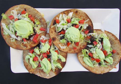 Black Bean Chalupas with Avocado Cream • Foodie Loves Fitness