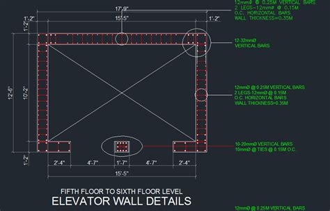 Elevator Shaft Drawings Plan