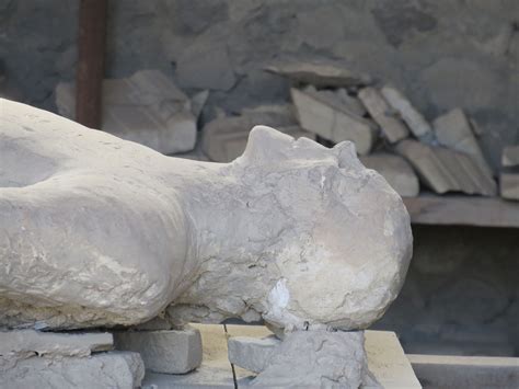 Pompeii, Italy: One of the bodies uncovered from the volcanic eruption ...