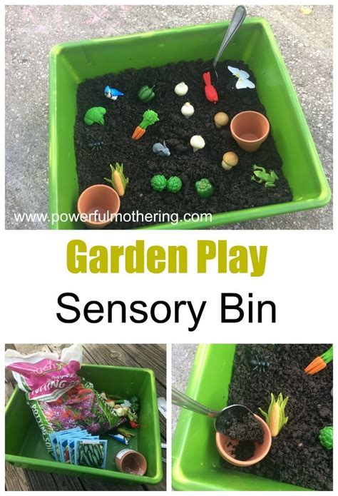 Garden Play Sensory | Sensory bins, Sensory garden, Garden activities