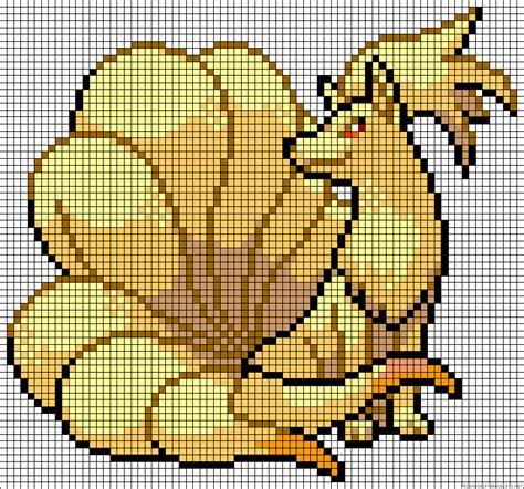 Ninetales - Pokemon perler bead pattern Beaded Cross Stitch, Cross ...