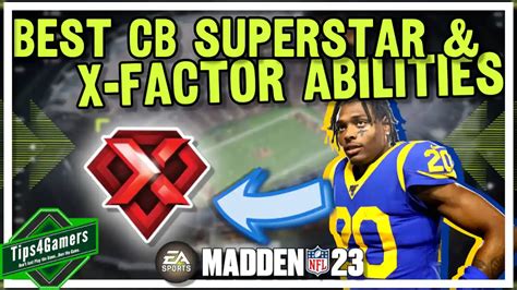 Best CB Superstar & X-Factor Abilities Madden 23 | Tips4Gamers