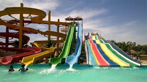 Aqua park Tunisia - YouTube