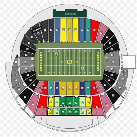 Autzen Stadium Oregon Ducks Football Seating Assignment Aircraft Seat ...