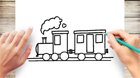 Simple Cartoon Train Station