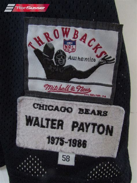 NFL Chicago Bears 75-86 Walter Payton #34 Mitchell Ness Throwback ...