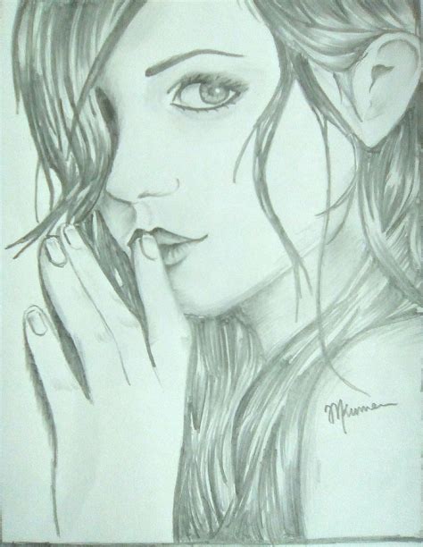 shy girl | Pencil drawings, Shy girls, Colorful portrait