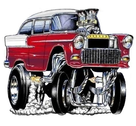 55 Chevy Car Art Pinterest Chevy Cars Toons And Cartoon | Images and ...