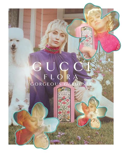 Miley Cyrus Gucci Flora Gorgeous Gardenia Campaign