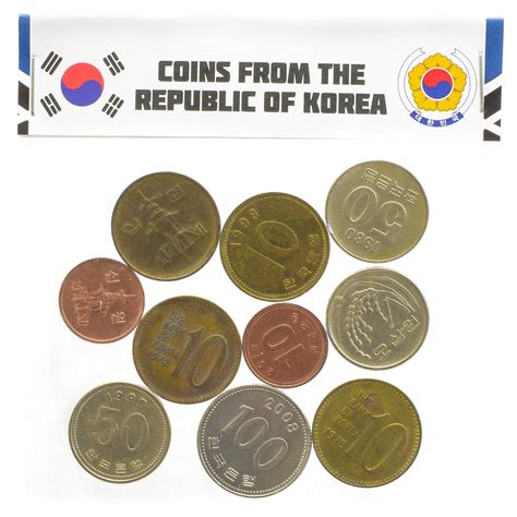 10 Coins From the South Korea. Different Old Collectible Money | Etsy