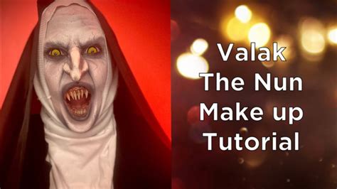 Valak Makeup tutorial - YouTube