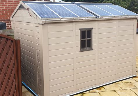 DIY Shed roof install – 600 watts Solar panels with 6kWh AGM battery ...