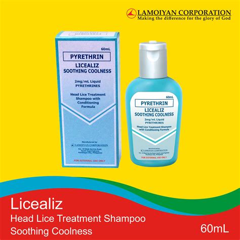 Licealiz Head Lice Treatment Shampoo Soothing Coolness 60mL | Lazada PH