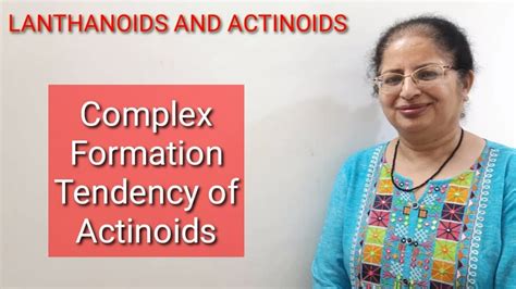 Complex Formation Tendency of Actinoids - YouTube