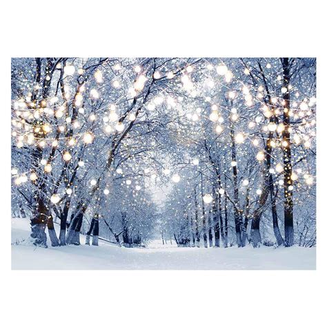 Buy Funnytree 7x5ft Winter Scene Backdrop Wonderland Snowflake ...