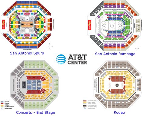 Seating Chart | Frost Bank Center | San Antonio, Texas