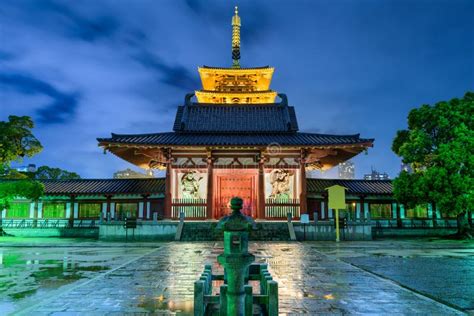 Shitennoji Temple Osaka Japan Stock Photo - Image of pagoda, five: 72454116