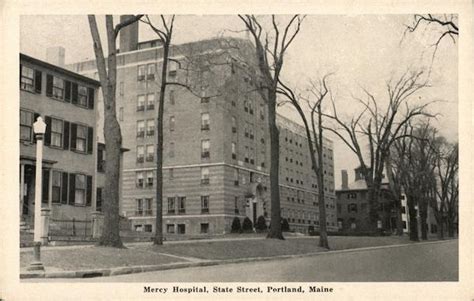 Mercy Hospital, State Street Portland, ME Postcard