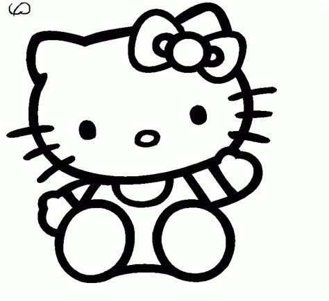 Drawing Hello Kitty Coloring Pages