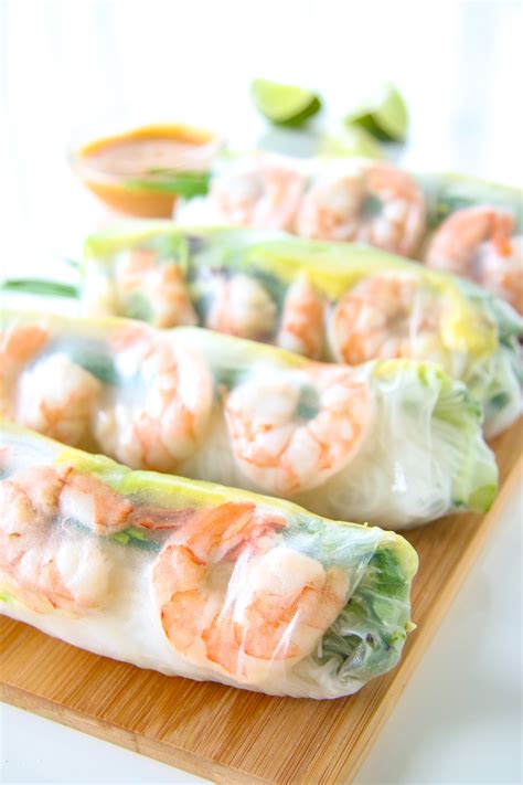 Shrimp and Avocado Summer Rolls (Fresh Spring Rolls) | Chef Julie Yoon