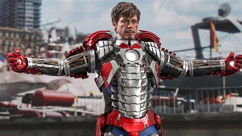 Tony Stark Suits Up in New IRON MAN 2 Mark V Hot Toys Figure