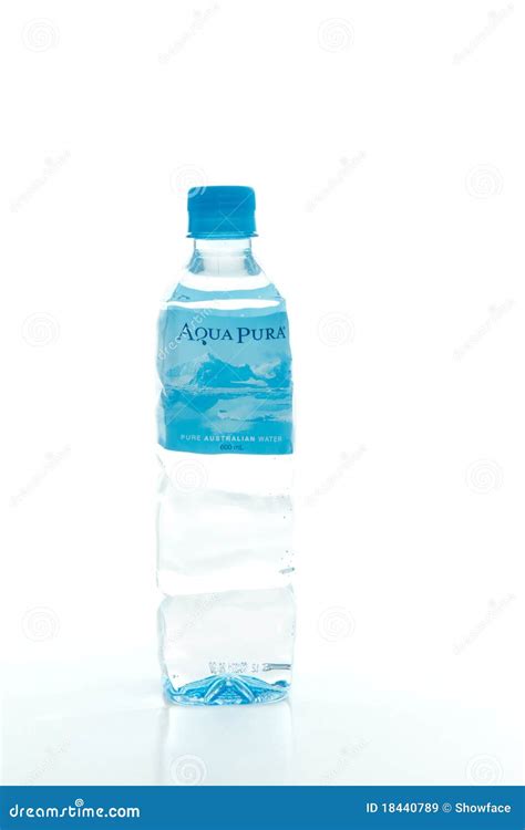 Bottle Of Aqua Pura Water Editorial Stock Image - Image: 18440789