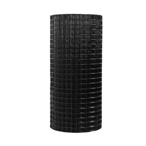 allFENZ 4 ft. x 100 ft. 16-Gauge Black Vinyl Coated Welded Wire Fence ...