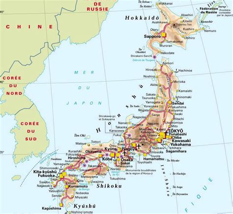 Maps of Japan | Detailed map of Japan in English | Tourist map of Japan ...