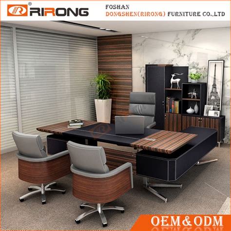 Source luxury PU office furniture executive leather desk CEO boss ...