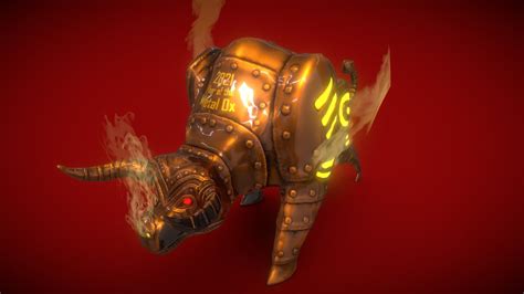 2021 - Year of the Metal Ox - Download Free 3D model by Chaitanya ...