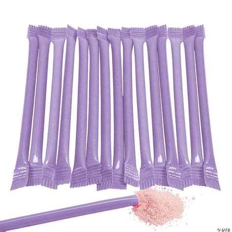 Purple Candy-Filled Straws | Oriental Trading