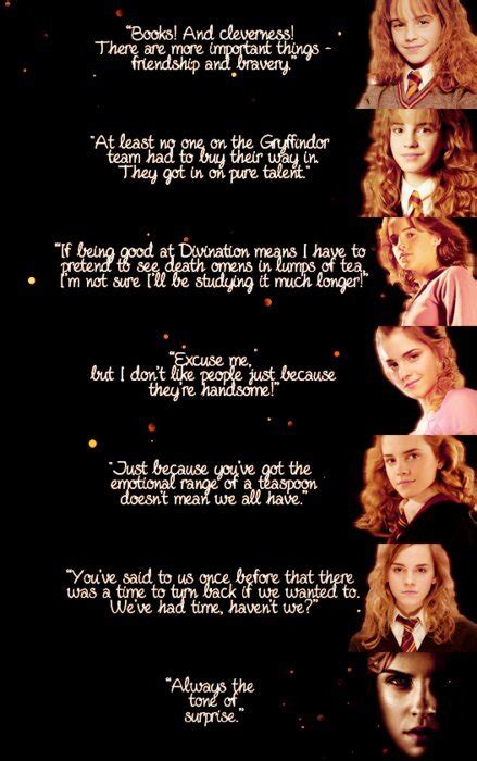 Hermione Granger Lines From Harry Potter - Evey Oneida