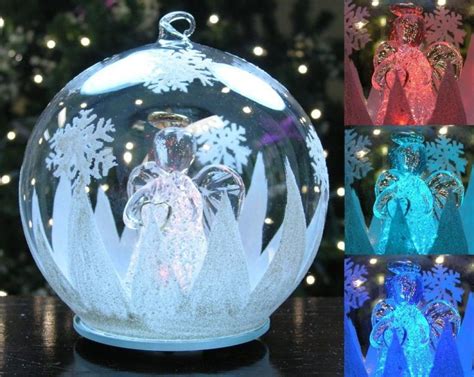 LED Glass Globe Christmas Tree Ornament | Christmas