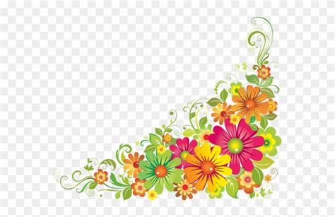 Free Flower Border Clipart Images | Best Flower Site