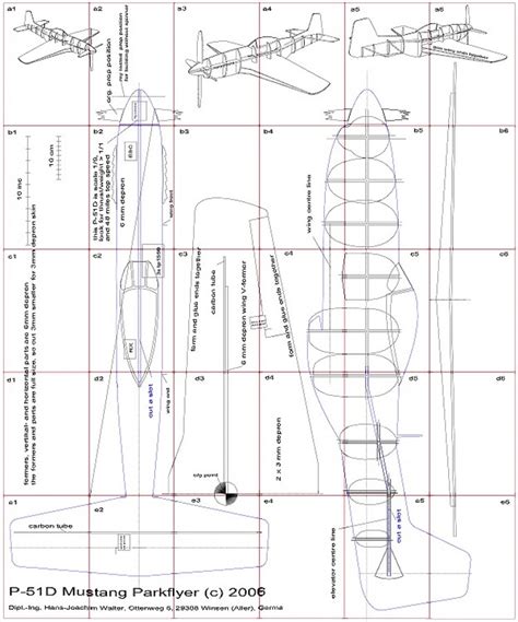 Printable P 51 Plans